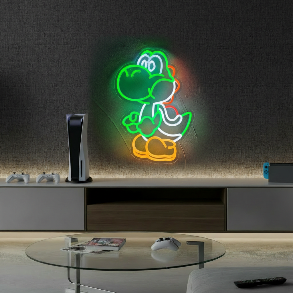 Anime Neon Sign Dinosaurs Neon Sign Bedroom Wall Decor Sign