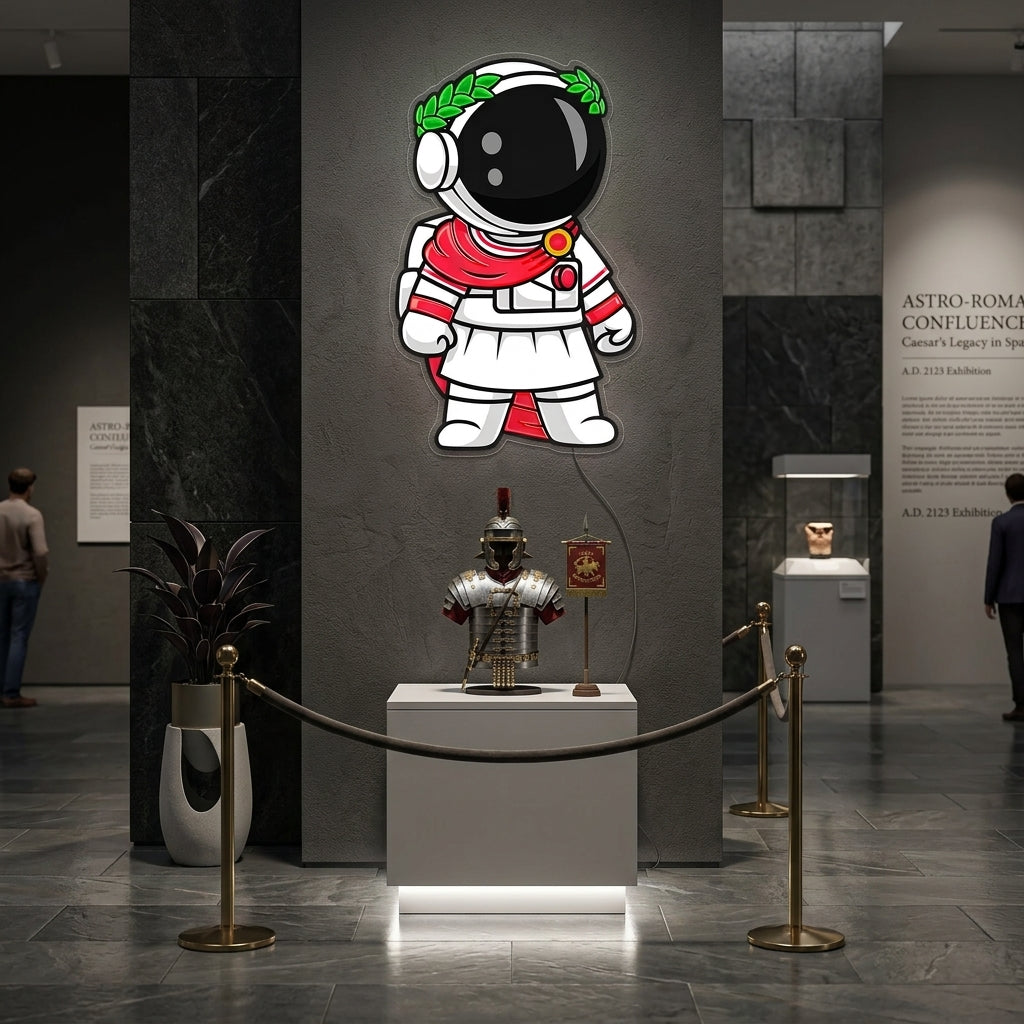 Astronaut Olympia Led Neon Acrylic Artwork