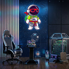 Astronaut Ninja Led Neon Acrylic Artwork