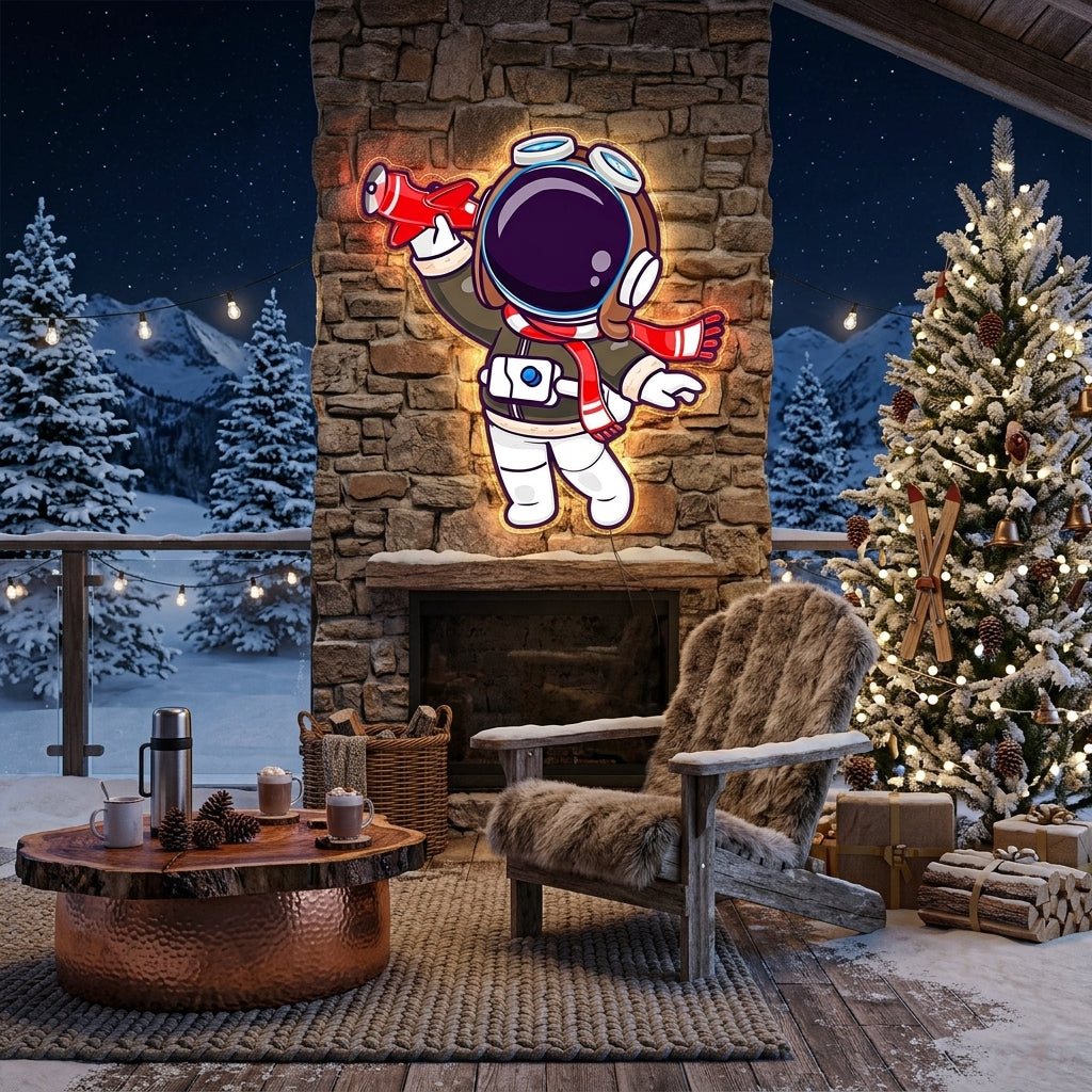 Astronaut Pilot Led Neon Acrylic Artwork