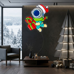 Astronaut Christmas 5 Led Neon Acrylic Artwork
