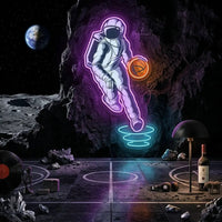 "Astroballer" Neon x Acrylic Artwork – view 4