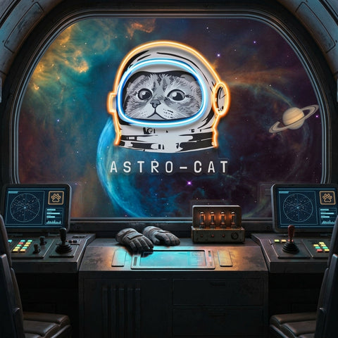 Astrocat LED Neon Sign Light Pop Art