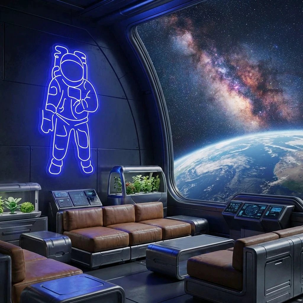Astronaut Led Neon Sign Light