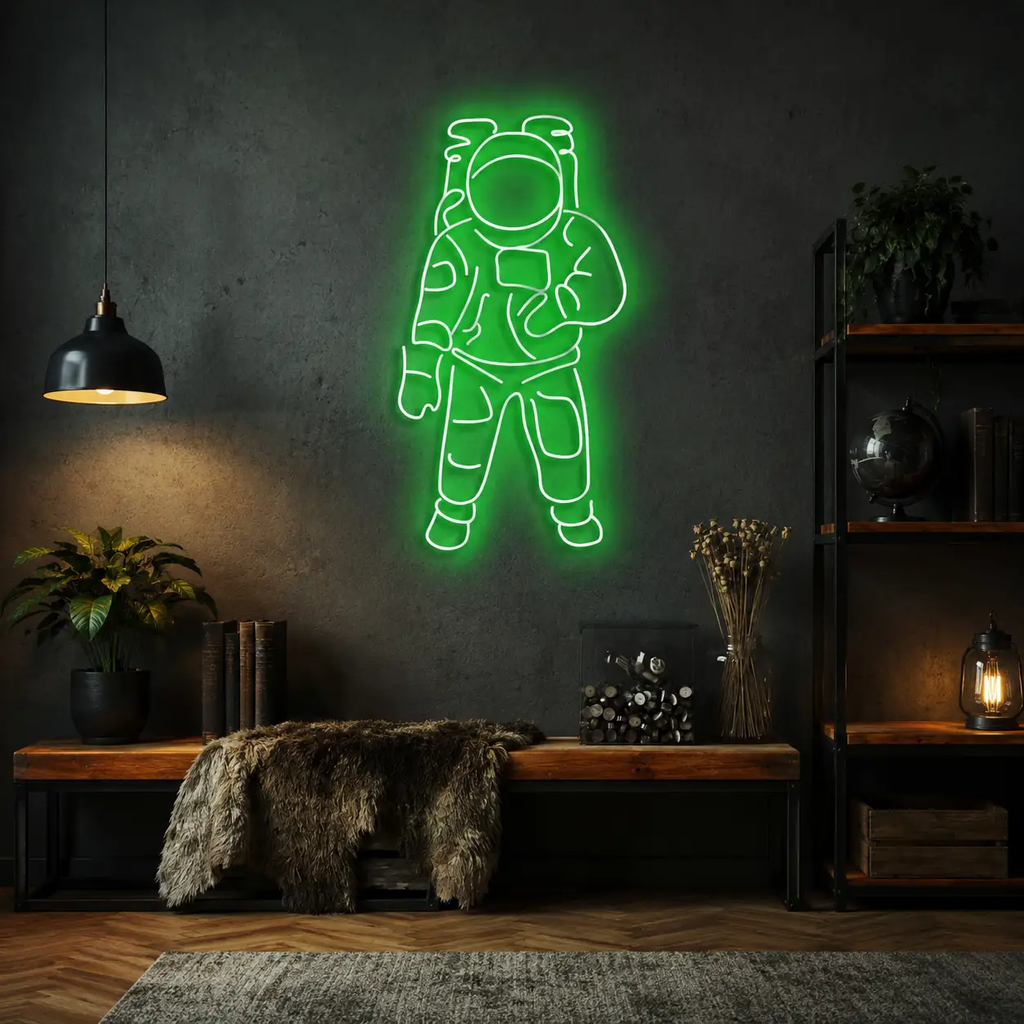 Astronaut Neon Sign