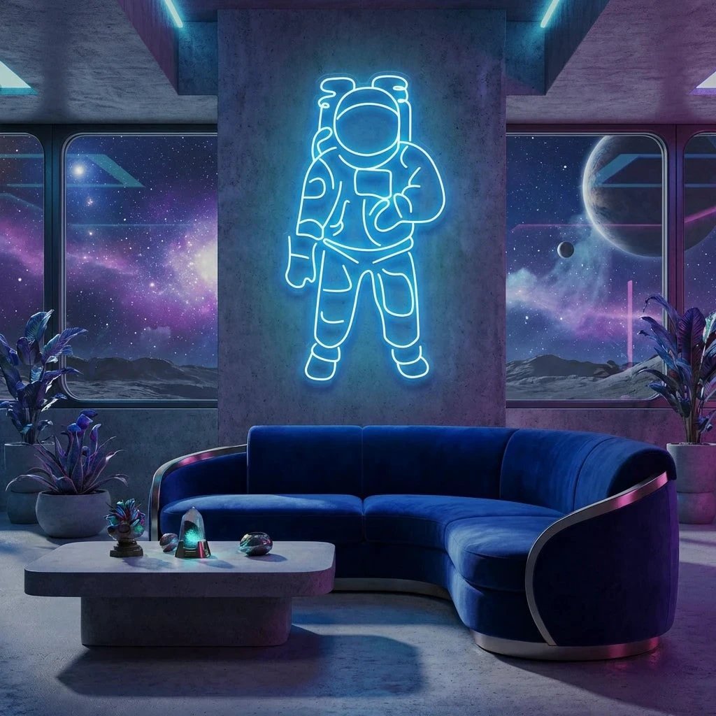 Astronaut Led Neon Sign Light