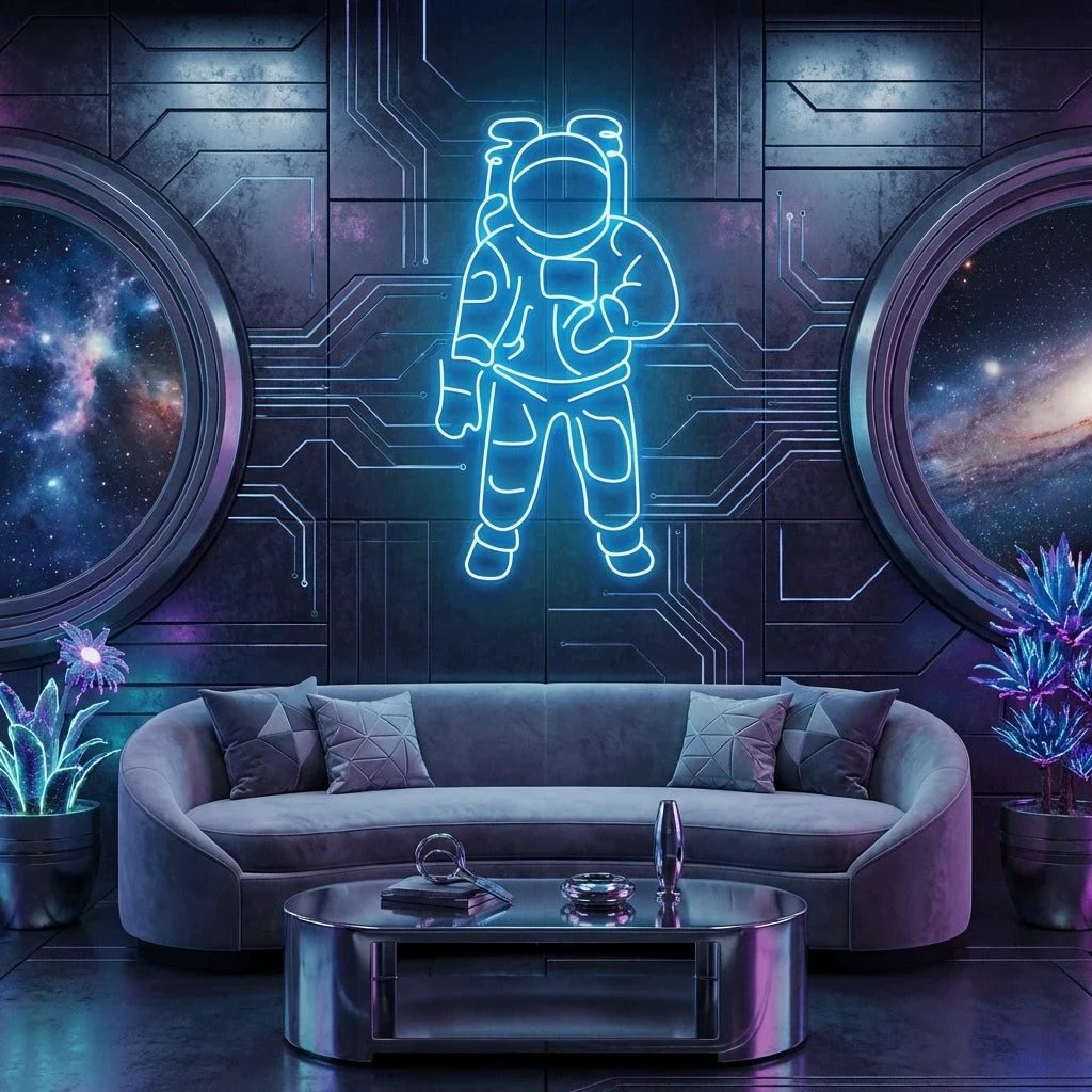 Astronaut Led Neon Sign Light