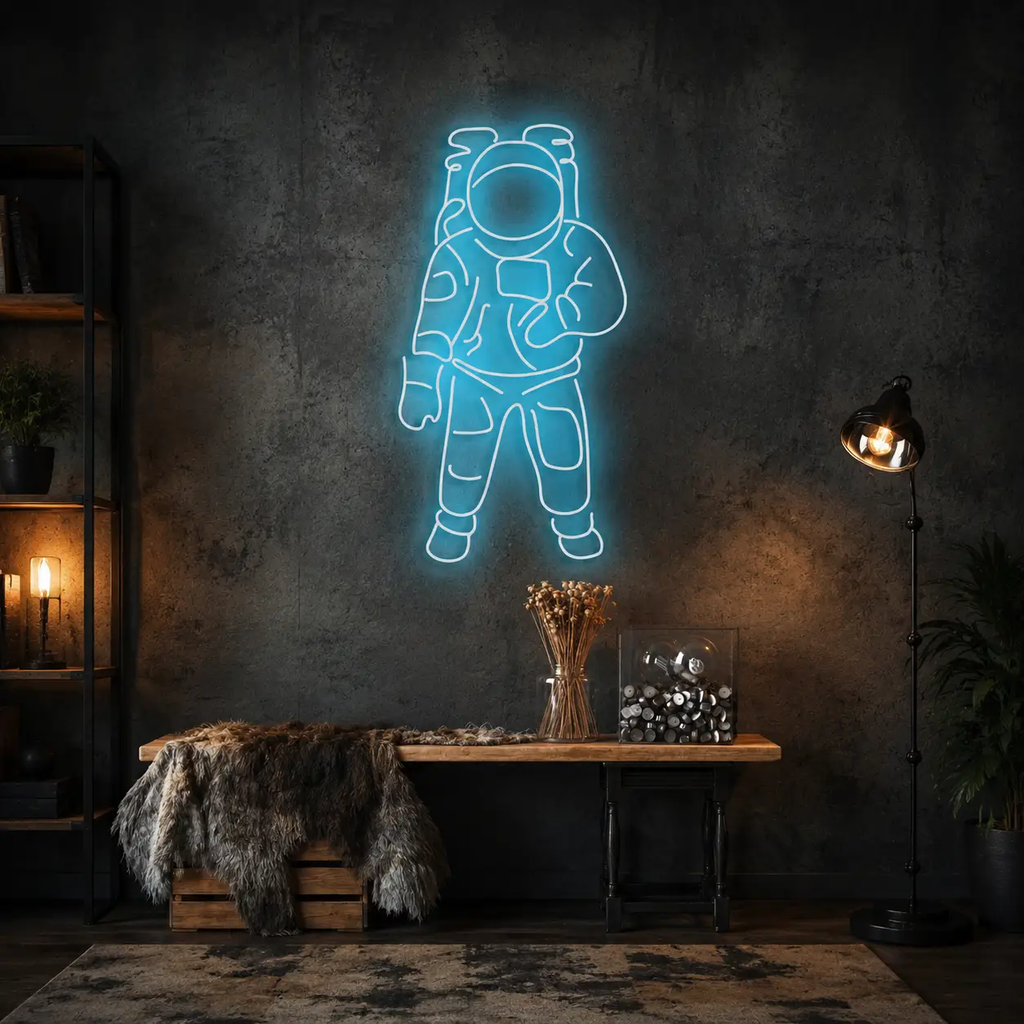 Astronaut Neon Sign