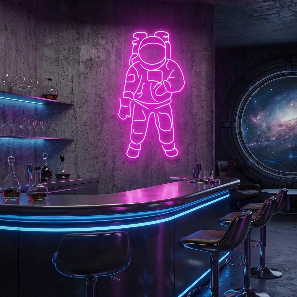Astronaut Led Neon Sign Light