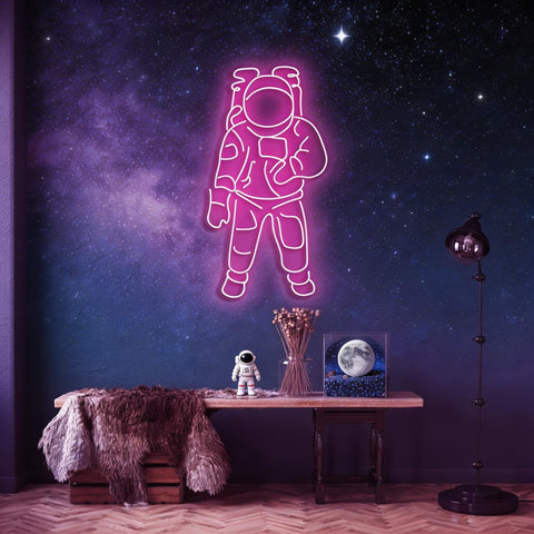 Astronaut Neon Sign
