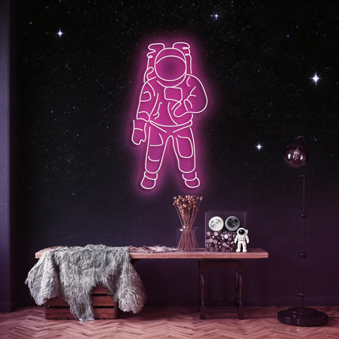 Astronaut Neon Sign