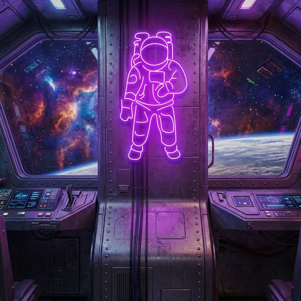 Astronaut Led Neon Sign Light