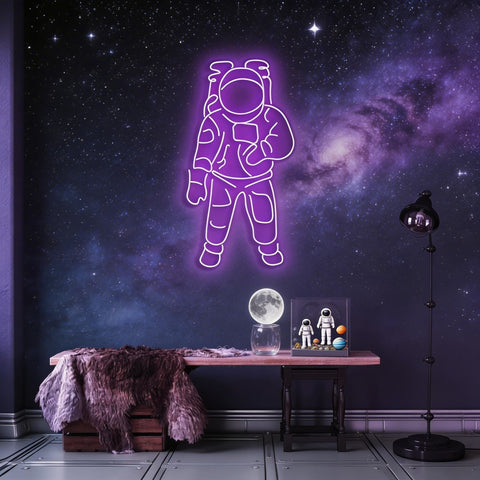 Astronaut Neon Sign
