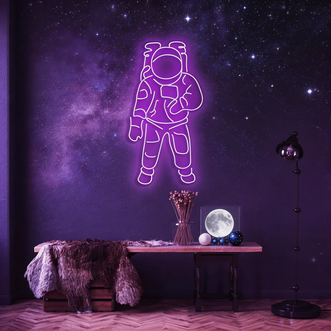 Astronaut Neon Sign