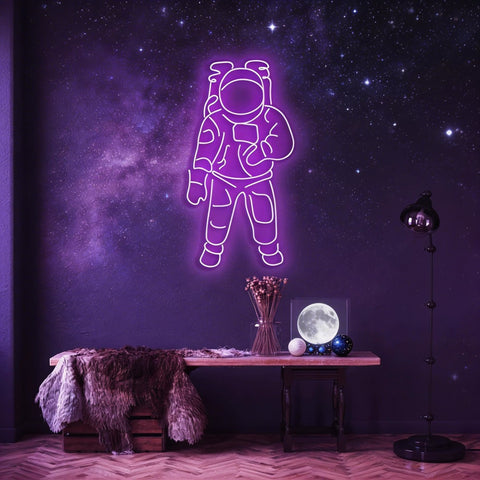 Astronaut Neon Sign