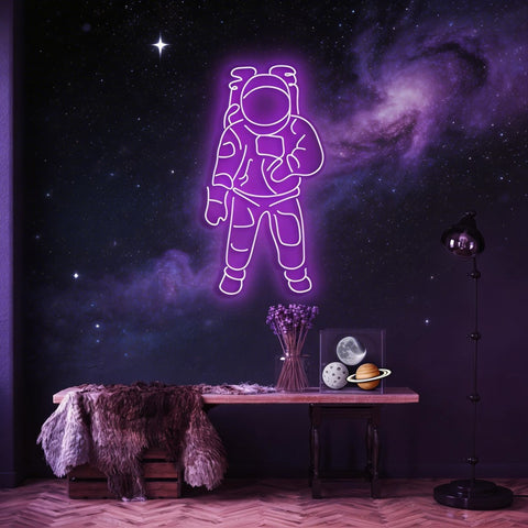Astronaut Neon Sign