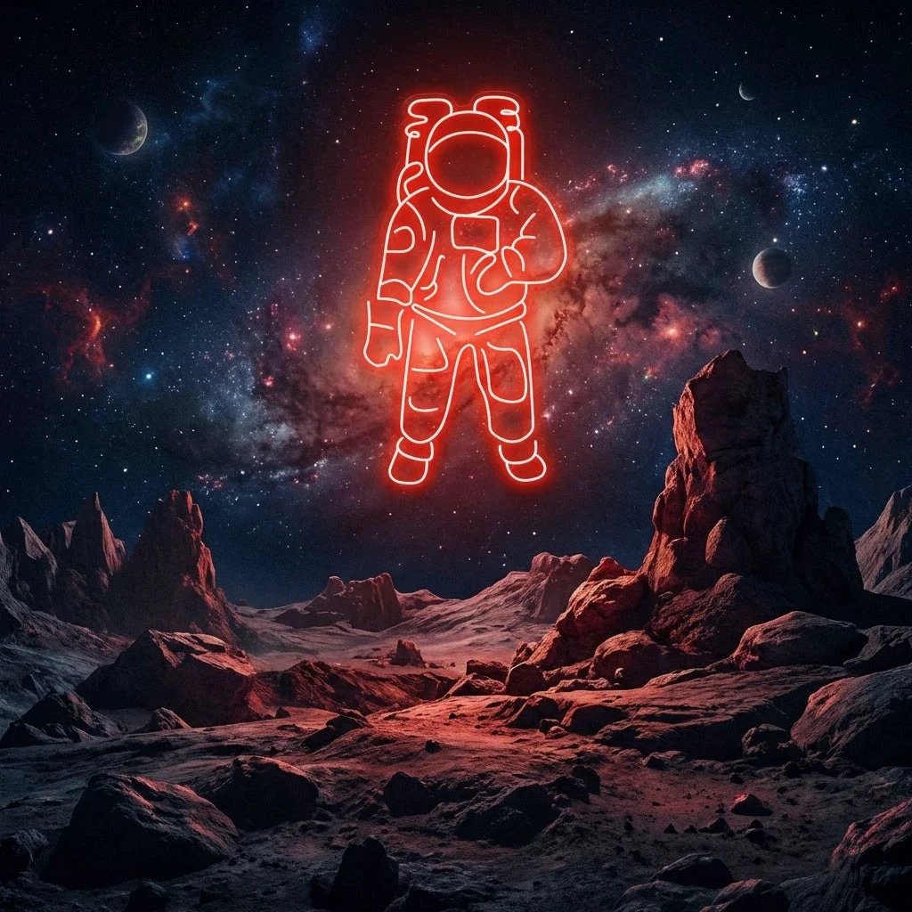 Astronaut Led Neon Sign Light