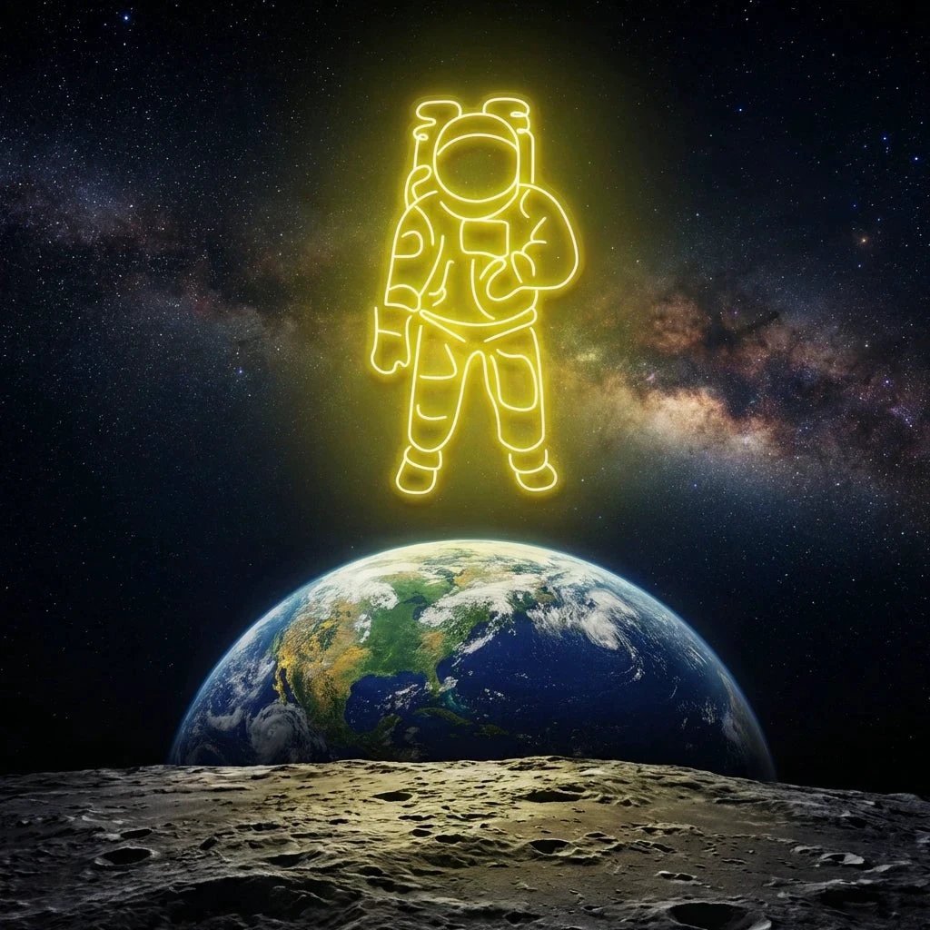 Astronaut Led Neon Sign Light