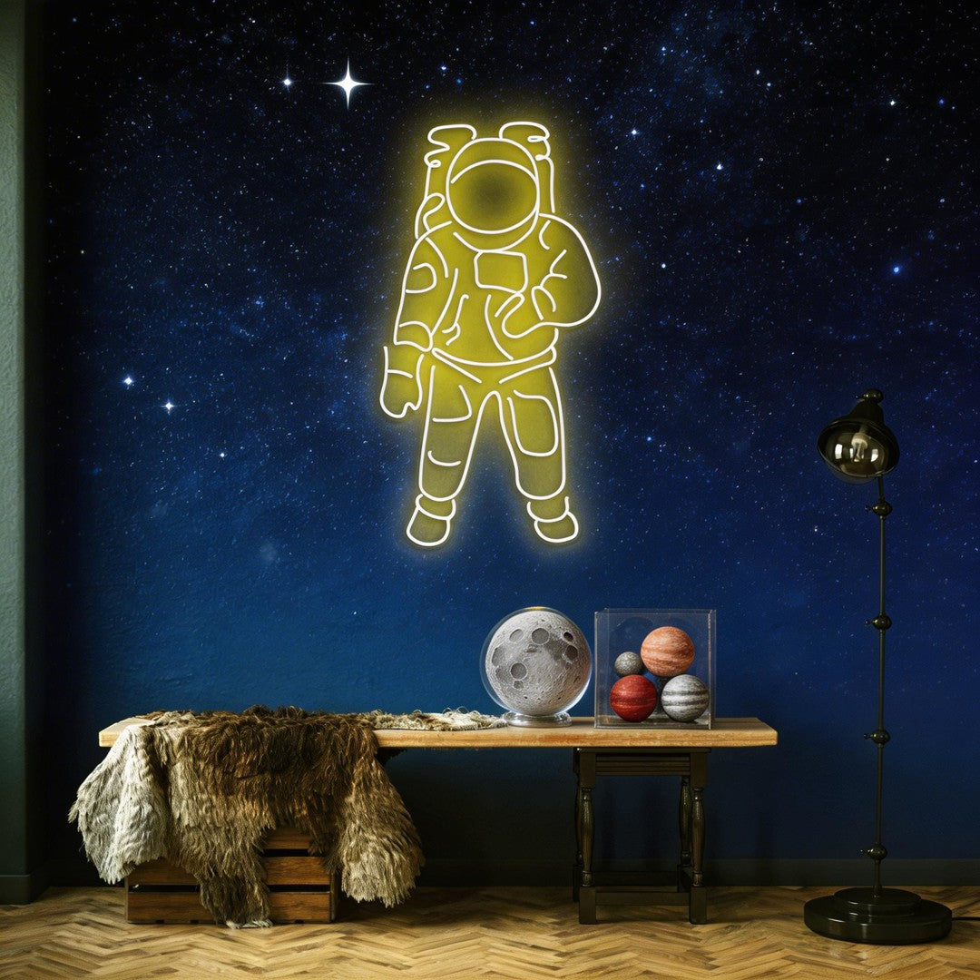 Astronaut Neon Sign