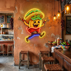 Funny Taco LED Neon Sign Light Pop Art