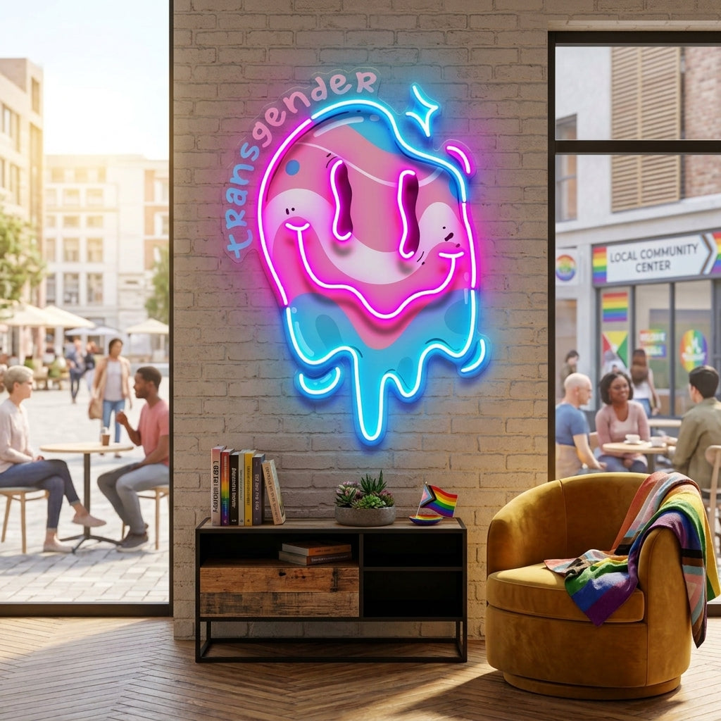 Authentic You With Pride LED Neon Sign Light Pop Art