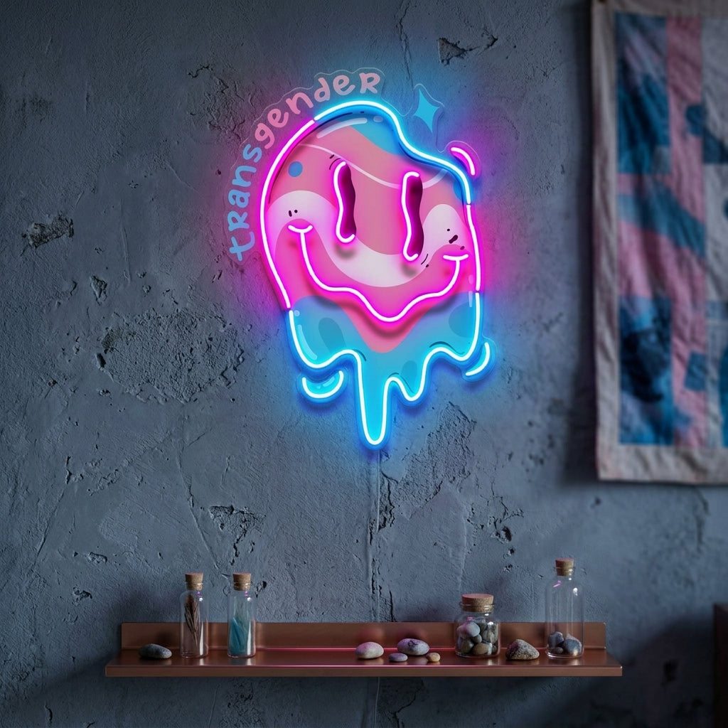 Authentic You With Pride LED Neon Sign Light Pop Art