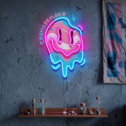 Authentic You With Pride LED Neon Sign Light Pop Art