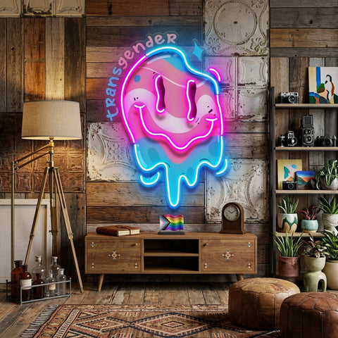 Authentic You With Pride LED Neon Sign Light Pop Art