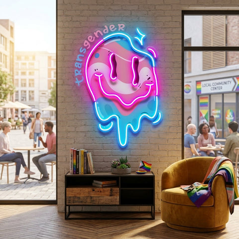 Authentic You With Pride LED Neon Sign Light Pop Art