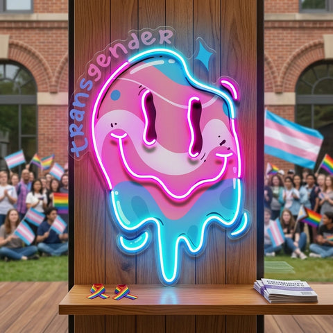 Authentic You With Pride LED Neon Sign Light Pop Art