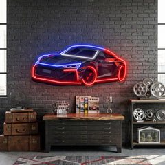 Modern Sports Car LED Neon Sign Light Pop Art
