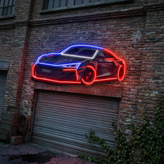 Modern Sports Car LED Neon Sign Light Pop Art