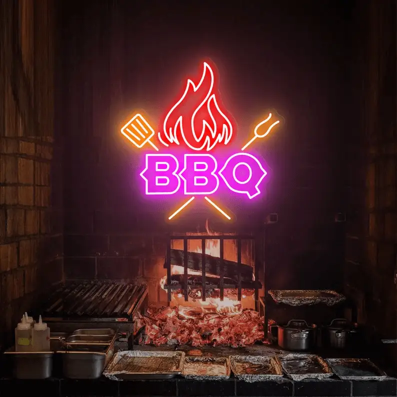 BBQ Neon Signs Led Neon Sign Party Decor Neon Sign