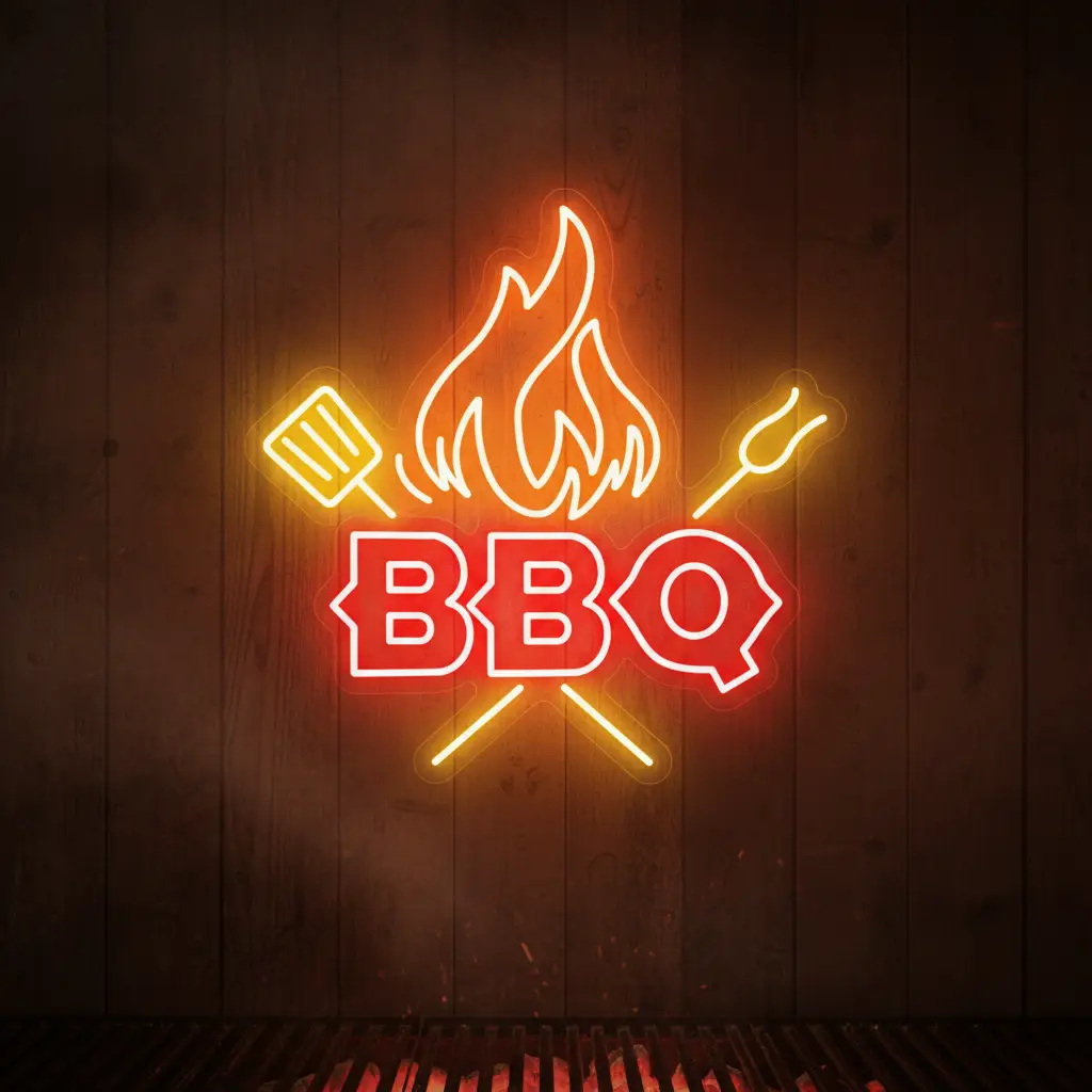 BBQ Neon Signs Led Neon Sign Party Decor Neon Sign