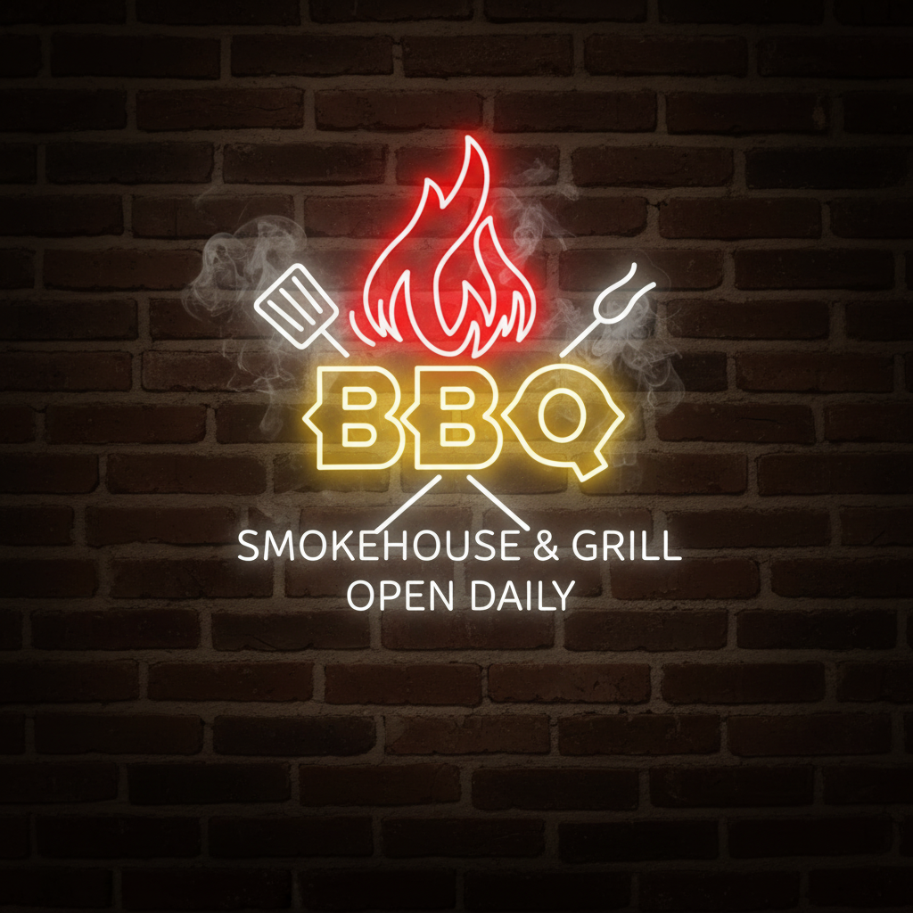 BBQ Neon Signs Led Neon Sign Party Decor Neon Sign