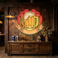 Beer Festival LED Neon Sign Light Pop Art