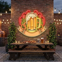 Beer Festival LED Neon Sign Light Pop Art