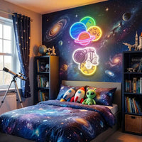Balloon Astronaut Art work Led Neon Sign Light