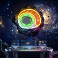 Sushi Astronaut Art work Led Neon Sign Light