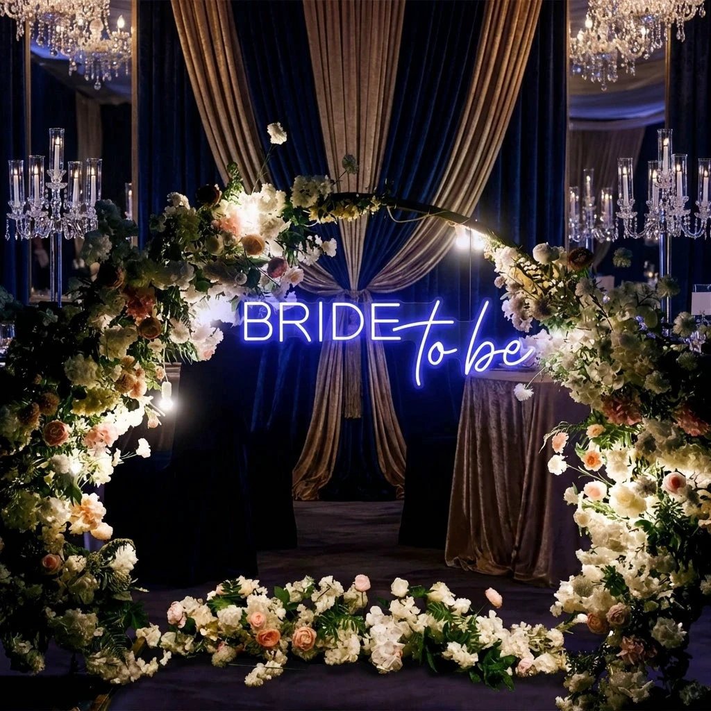 Bride To Be Neon Sign For Wedding, Custom Led Neon Sign Light, Wedding neon sign custom