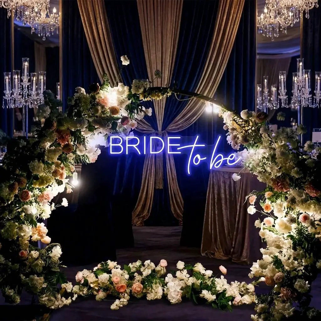 Bride To Be Neon Sign For Wedding, Custom Led Neon Sign Light, Wedding neon sign custom
