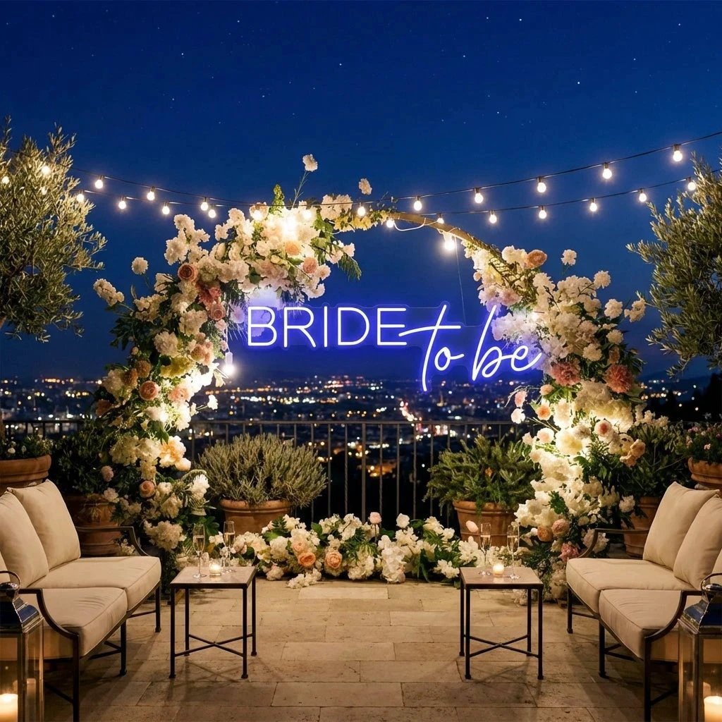 Bride To Be Neon Sign For Wedding, Custom Led Neon Sign Light, Wedding neon sign custom