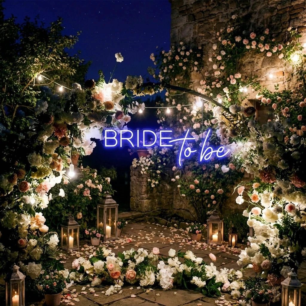 Bride To Be Neon Sign For Wedding, Custom Led Neon Sign Light, Wedding neon sign custom