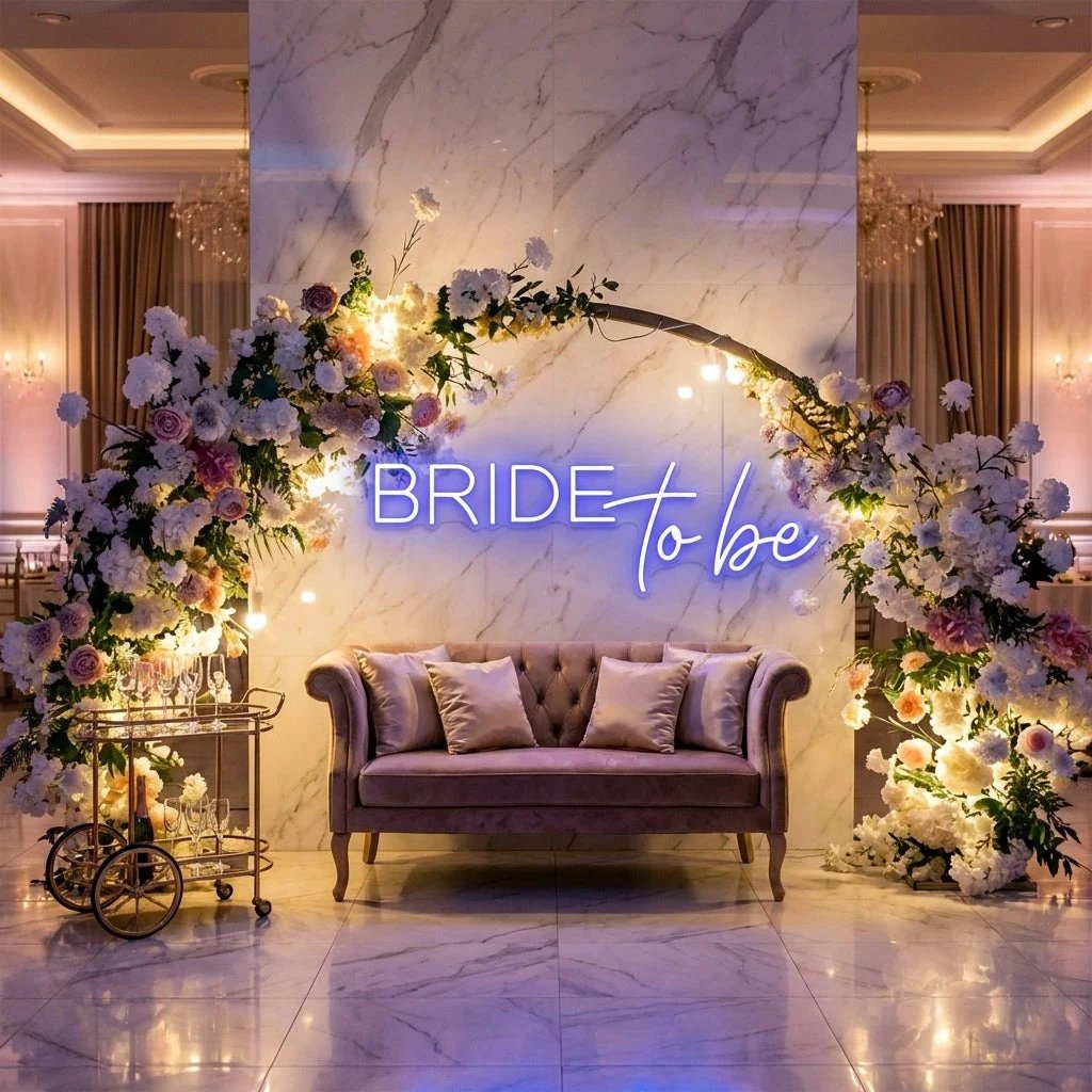 Bride To Be Neon Sign For Wedding, Custom Led Neon Sign Light, Wedding neon sign custom
