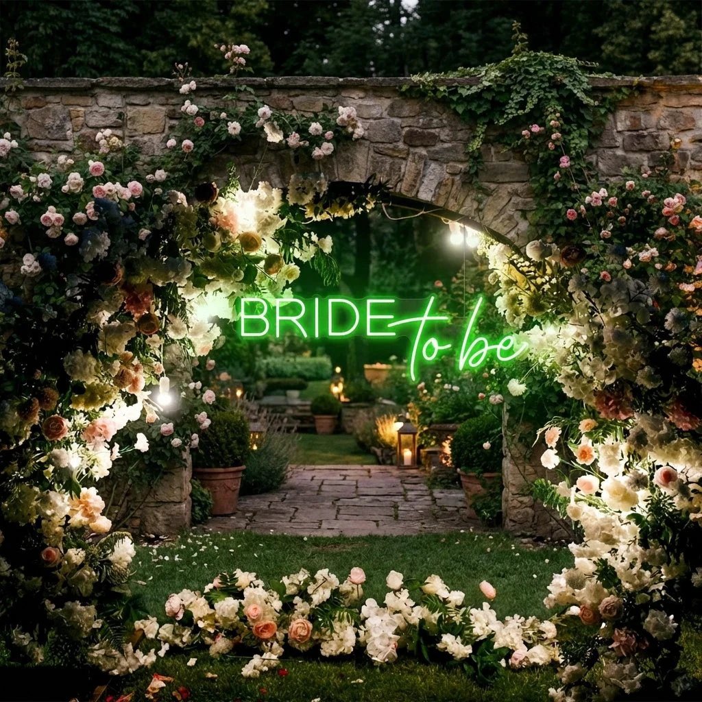 Bride To Be Neon Sign For Wedding, Custom Led Neon Sign Light, Wedding neon sign custom