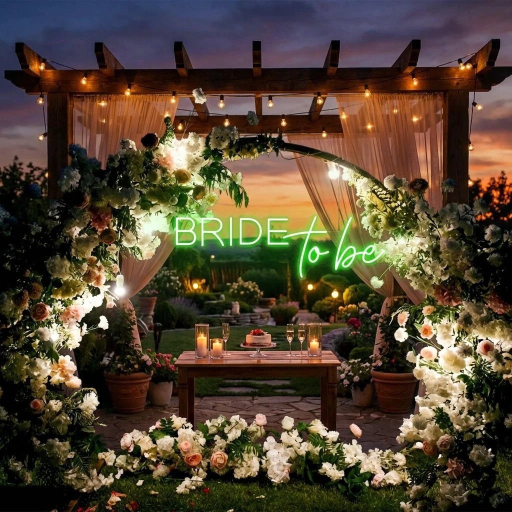 Bride To Be Neon Sign For Wedding, Custom Led Neon Sign Light, Wedding neon sign custom