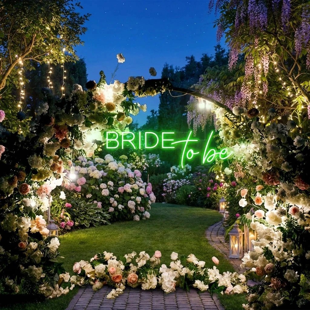 Bride To Be Neon Sign For Wedding, Custom Led Neon Sign Light, Wedding neon sign custom