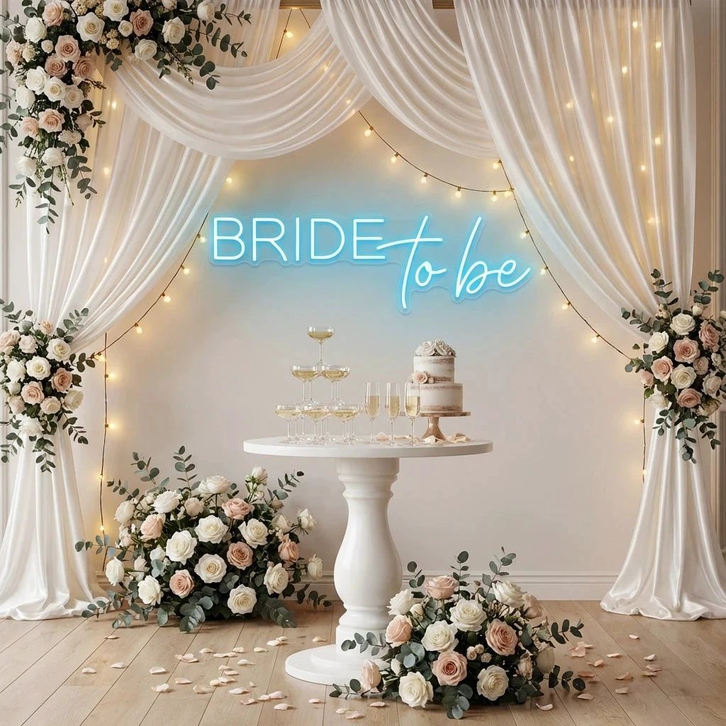 Bride To Be Neon Sign For Wedding, Custom Led Neon Sign Light, Wedding neon sign custom