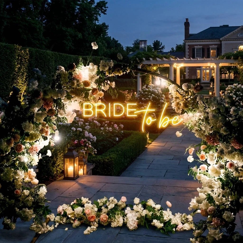 Bride To Be Neon Sign For Wedding, Custom Led Neon Sign Light, Wedding neon sign custom