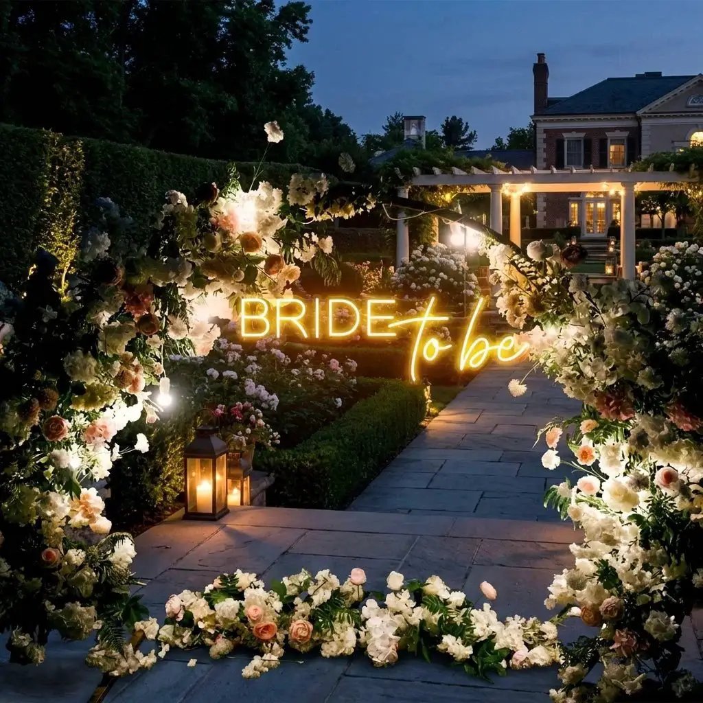 Bride To Be Neon Sign For Wedding, Custom Led Neon Sign Light, Wedding neon sign custom